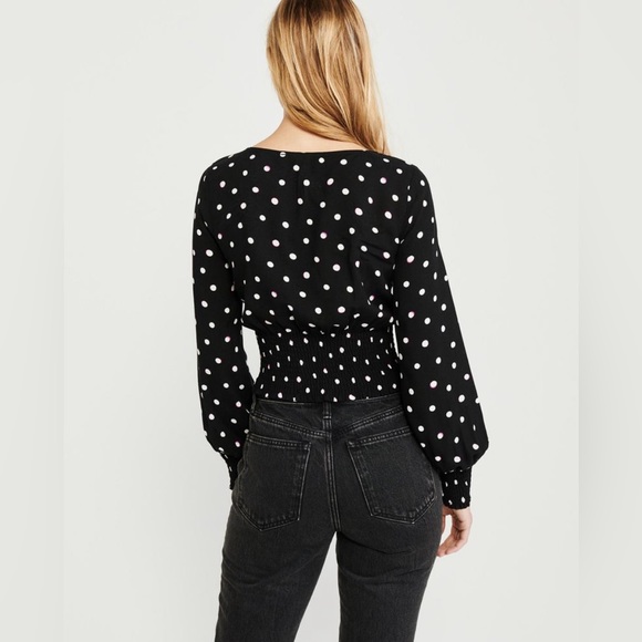 Abercombie Polka Dot Blouse - Picture 4 of 5